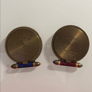 Cartier Vintage round photo frames